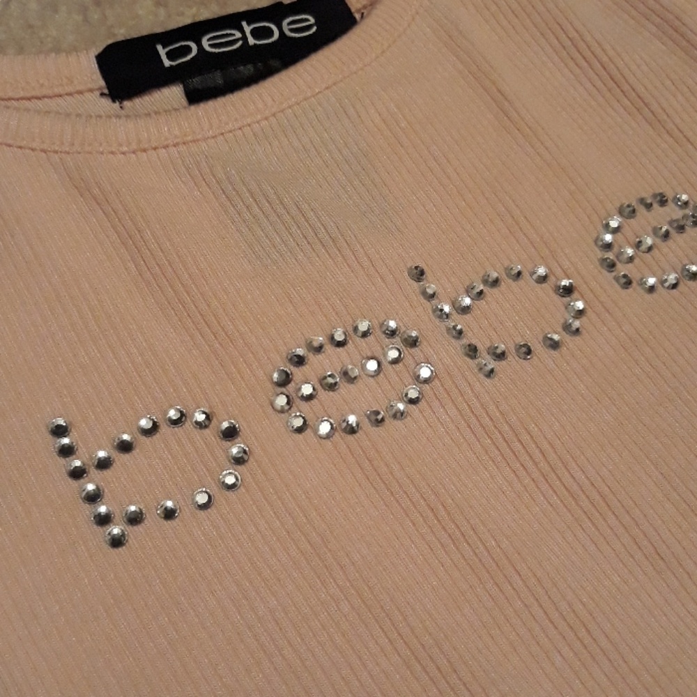 💖Bebe NEW tank pink blush top
